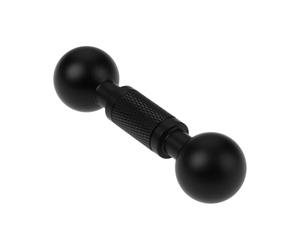 Be In Your Mind 17mm Dual Ball Head Extension Mount Aluminum Alloy for Action Camera Smartphone GPS Converter