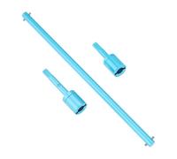Be In Your Mind 1Set 1/10 Model Flat Sports Car Aluminum Drive Shaft & Joint Set Replacement Compatible with Tami-ya 1/10 TT-01 TT-02 Remote Control Car Upgrade Modification