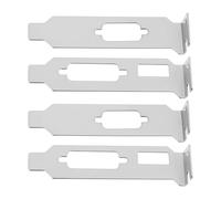 Be In Your Mind 2 Pairs Computer Case Mini Half Height Bracket VGA HDMI + DVI DP for Ultra-thin Tower Case 8cm