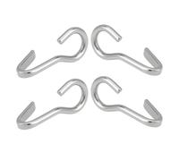 Be In Your Mind 2 Pairs Stainless Steel Curb Chain Hooks for Horses and Ponies