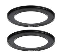 Be In Your Mind 2 pcs 52mm to 67mm Step Up Camera Lens Converter Filter Adapter Ring Metal