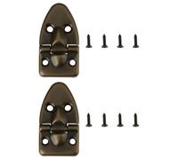 Be In Your Mind 2 Pcs Box Cabinet Bronze 90° Flip Hinge Suitable for Guitar Cases Piano Cabinet
