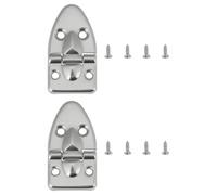 Be In Your Mind 2 Pcs Box Cabinet Silver 90° Flip Hinge Suitable for Guitar Cases Piano Cabinet