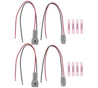 Be In Your Mind 2 Sets 2-Pin Pre-wired Female & Male Connector Plug 6180-2321 Compatible with Sumitomo Compatible with Suzuki MT090
