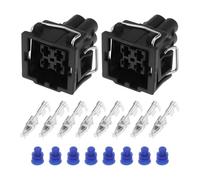 Be In Your Mind 2 Sets 4 Pin Plug Connector Air Conditioning Sensor Connector 357919754 Compatible with VW Compatible with Audi