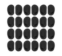 Be In Your Mind 20 Pairs Eyeglasses Silicone Nose Pads Glasses Anti-Slip Nose Pad Replacement for Sunglasses Sports Glasses 9x15mm Black