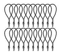 Be In Your Mind 20 Pieces 9cm Zipper Pulls Zipper Repair Tabs Zip Fixer Tabs for Backpacks Bags Luggage Black