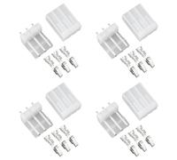 Be In Your Mind 20 Sets 3 Pin 3.96 mm PCB Header Connector Male Female Compatible with Molex 5239