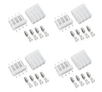 Be In Your Mind 20 Sets 4Pin 3.96mm PCB Header Connector Male Female Compatible with Molex 5239