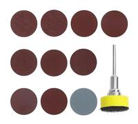 Be In Your Mind 200PCS Sanding Disc 1 Inch 25mm Hook and Loop Sandpaper with 1/8 Inch Shank Backing Pad for Polishing Metal Wood 80/100/180/240/600/800/1000/1200/2000/3000 Grit