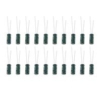 Be In Your Mind 20Pcs 2.2uF 50V 5x11mm Electrolytic Capacitor -40℃ ~ +105℃ Capacitor for Home Appliances DIY Circuit Board