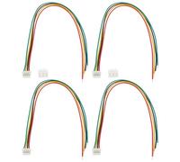 Be In Your Mind 20pcs 4pin Micro JST Connector SH1.25mm 28AWG Cable for LED Light Strips Battery Packs with Socket