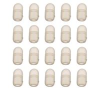 Be In Your Mind 20pcs 4x7mm Fishing Side Puller Stop Beads Cylindrical Pole Elastic Soft Beads