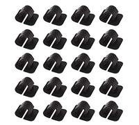 Be In Your Mind 20Pcs Car Bonnet Insulation Pad Holder Clip Auto Hood Plastic Buckle Fastener Retainer 1251866 1H5863849A01C Black Fits 15mm Hole