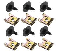 Be In Your Mind 20Pcs Screw and Nut Clip Kit, Wheel Arch Cover Undertray Fender Fastener Compatible withBMW 1 series E81 E87 E88 E82