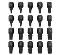 Be In Your Mind 20pcs Screw Extractor Set Alloy Steel Multi-Spline Stripped for Removing Screw with Stripped Head(Black)