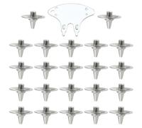 Be In Your Mind 22pcs Replacement Metal Cricket Spikes Screw In Studs Cleats Pins With Spanner For Light Weight Cricket Shoes Golf Shoes Thread Diameter 5.7mm