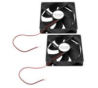Be In Your Mind 2pcs 12V 12025 DC Miniature Bearing Turbine Cooling Fans 120x120x25mm Brushless Oil Containing Bearings for Laptop Motherboard 3D Printer 2 Pin with Terminal