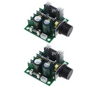 Be In Your Mind 2PCS 12V-40V 10A PWM DC Motor Speed Controller with Knob High Efficiency High Torque Low Heat Variable Speed Regulator Governor Switch