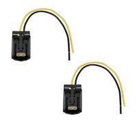 Be In Your Mind 2Pcs 2 Pin Female Connector Repair Plug Prewired with Cable Compatible with Land Rover Defender Lamp Light Compatible with RDX WIPAC