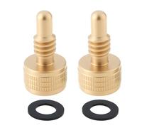 Be In Your Mind 2pcs 30g Brass Billiard Cue Screws Club Weight Bolt for Pool Cues, 17mm