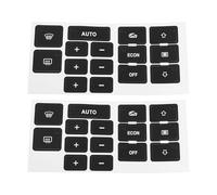 Be In Your Mind 2pcs Air Condition Heater Control Button Repair Stickers Compatible with Audi A6 C5 1997-2005