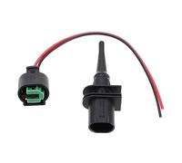 Be In Your Mind 2Pcs Ambient Air Temperature Sensor & Plug Wires 61138365340 61130005199 65816905133 Compatible with BMW MINI Exterior Ambient Air Temp Sensor