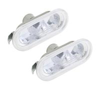 Be In Your Mind 2Pcs Crystal Clear Side Indicators Repeater Light Compatible with VW Compatible with Golf MK4 1997-2004 Compatible with Passat 1J0949117