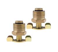 Be In Your Mind 2Pcs Drain Cock for Hotdog Air Compressor Exhaust Bleed Rotating Control BSP Thread -Brass(3/8 Bsp)