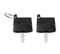 Be In Your Mind 2PCS Generator Ignition Switch Key Compatible with Kipor OE JK427 30.4x34.7mm Generator Starter Key Generator Start Switch Key