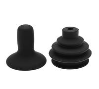 Be In Your Mind 2Pcs Joystick Knob Joystick Gaiter Rubber Joystick Controller Knob Dust Cover Set Accessories for Electric Wheelchairs Black