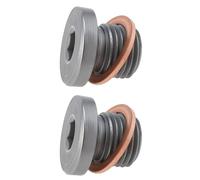 Be In Your Mind 2Pcs M10x13mm Oil Drain Plug with Gasket N90281802 Compatible with Volkswagen Compatible with Audi