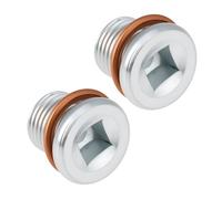 Be In Your Mind 2Pcs M16x15mm Car Sump Plug with Gasket 016393 4418098 Compatible with Nissan Qashqai 2013-2024