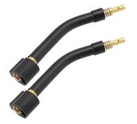 Be In Your Mind 2pcs MB15 MIG Welding Torch Swan Neck Replacement Part Compatible with 15AK 14AK MIG Welding Torch Total Length 180mm M10 Connecting Thread