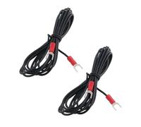Be In Your Mind 2pcs Phonograph Turntable Ground Wire - 2m HiFi Grounding Earth Wire with 18AWG Cable and 5mm U-Type Connectors for Magnetic Cartridge Turntables