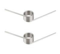 Be In Your Mind 2PCS Stainless Steel Double Leg Torsion Springs 5.5 Coils Left Spring 1.8mm Wire Diameter 130 Degree Spring for Machinery Automotive DIY Projects