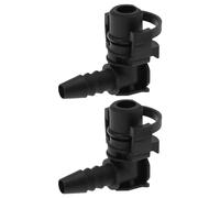 Be In Your Mind 2PCS Throttle Body Heater Pipe Hose Connector Compatible with Vauxhall Mokka 1.4 Compatible with Chevrolet Cruze OE 55354565 36.5x30.1mm Black