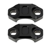 Be In Your Mind 2x Black 7/8" 22mm Clutch Brake Master Cylinder Clamp Aluminum for 22mm Motorcycle Handlebar