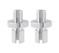Be In Your Mind 2x Brake Clutch Cable Line Adjuster Screw M10x1.25 Throttle Adjusting Bolt for Motorcycle Bike Scooter ATV Silver