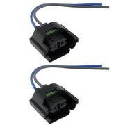 Be In Your Mind 2x H8 H11 Fog Light Socket Connector Wiring Harness 3D0941165A Compatible with VW 2Pin