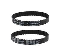 Be In Your Mind 2x HTD3M-147-6 Vacuum Cleaner Toothed Drive Belts 17138747 Rubber Timing Belts Compatible with Vax Blade 24V Cordless 32V TBT3V1B1