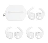 Be In Your Mind 3 Pairs Ear Hooks Anti-Slip Ear Silicone Covers with Extra Silicone Pouch Earphone Accessories Compatible with B-eats Studio Buds 2021,White