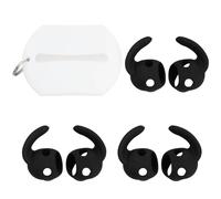Be In Your Mind 3 Pairs Ear Hooks Anti-Slip Ear Silicone Covers with Extra Silicone Pouch Earphone Accessories Compatible with B-eats Studio Buds 2021,Black