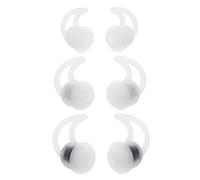 Be In Your Mind 3 Pairs Replacement Earbuds Ear Tips Silicone In Ear Earphones Noise Isolation Ear Tips Compatible with Bo-se QC20 QC20i SoundSport SIE2i IE2 IE3 Earphones White S M L