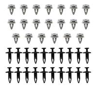 Be In Your Mind 40Pcs Side Skirt Sill Moulding Trim Clips Molded Clips C2S9354020 C2C8963020 Compatible with JAGUAR X-Type Screw Rivet Type Clips ABS