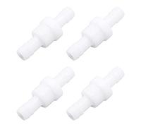 Be In Your Mind 4Pcs 10mm One Way Check Valve One-Way Air Water Gas Check Valve Plastic One Way Non Return Check Valve for Water Treatment Air Purification