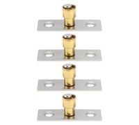 Be In Your Mind 4Pcs 10mm Sliding Door Guide Locator Stainless Steel Drawer Soppers for Wooden Door Moving Doors Glass Barn Doors Sliding Doors 10x14mm