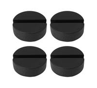 Be In Your Mind 4PCS 75mm Slotted Jack Pads 2-Ton Capacity Rubber Jack Lift Pads 10x10mm Slot for Vehicle Lifting Support Fits Most Jacks and Lifts
