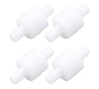 Be In Your Mind 4Pcs 8mm One Way Check Valve One-Way Air Water Gas Check Valve Plastic One Way Non Return Check Valve for Water Treatment Air Purification