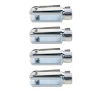 Be In Your Mind 4Pcs M6 Clevis Fork Long with Spring Pin Right Hand Thread Air Cylinder Rod Clevis End Female Thread Y Connector 43mm Length